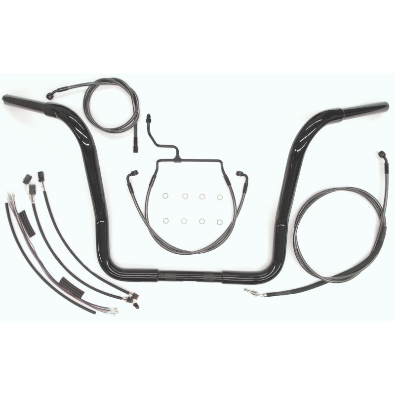 12” Black Pearl Caliber Bagger Bar w/Installation Kit