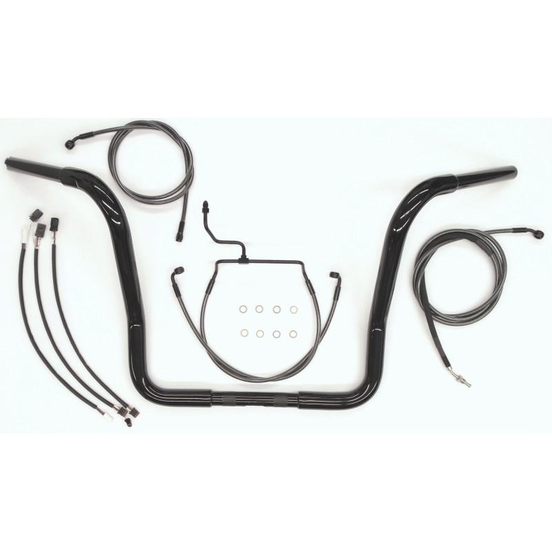12” Black Pearl Caliber Bagger Bar w/Installation Kit