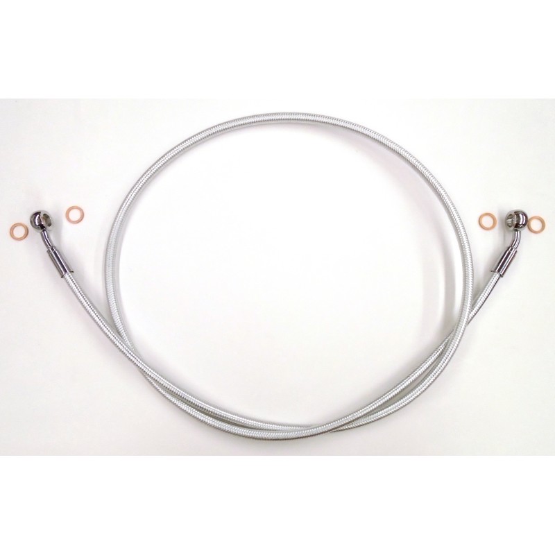 Sterling Chrmoite II Victory/Indian 47" Single Disc Front DOT Brake Line 35° 10mm
