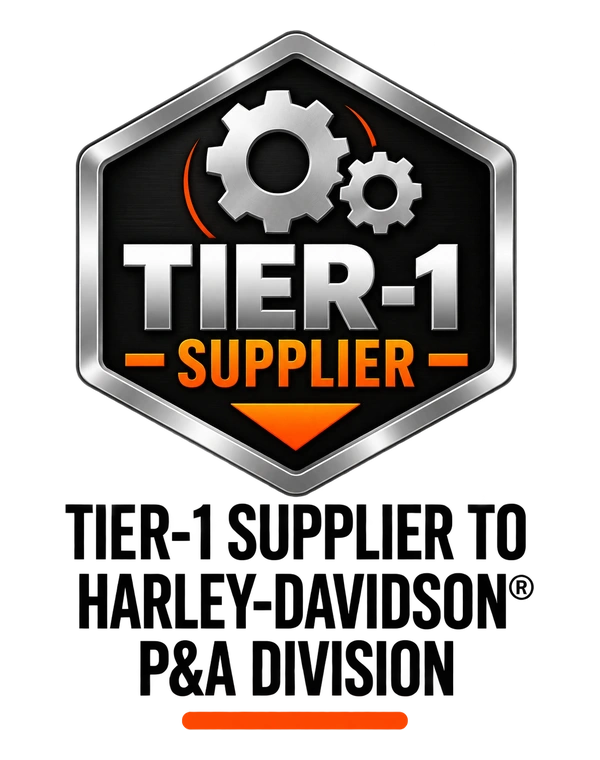 Tier-1 Supplier to Harley-Davidson® P&A Division